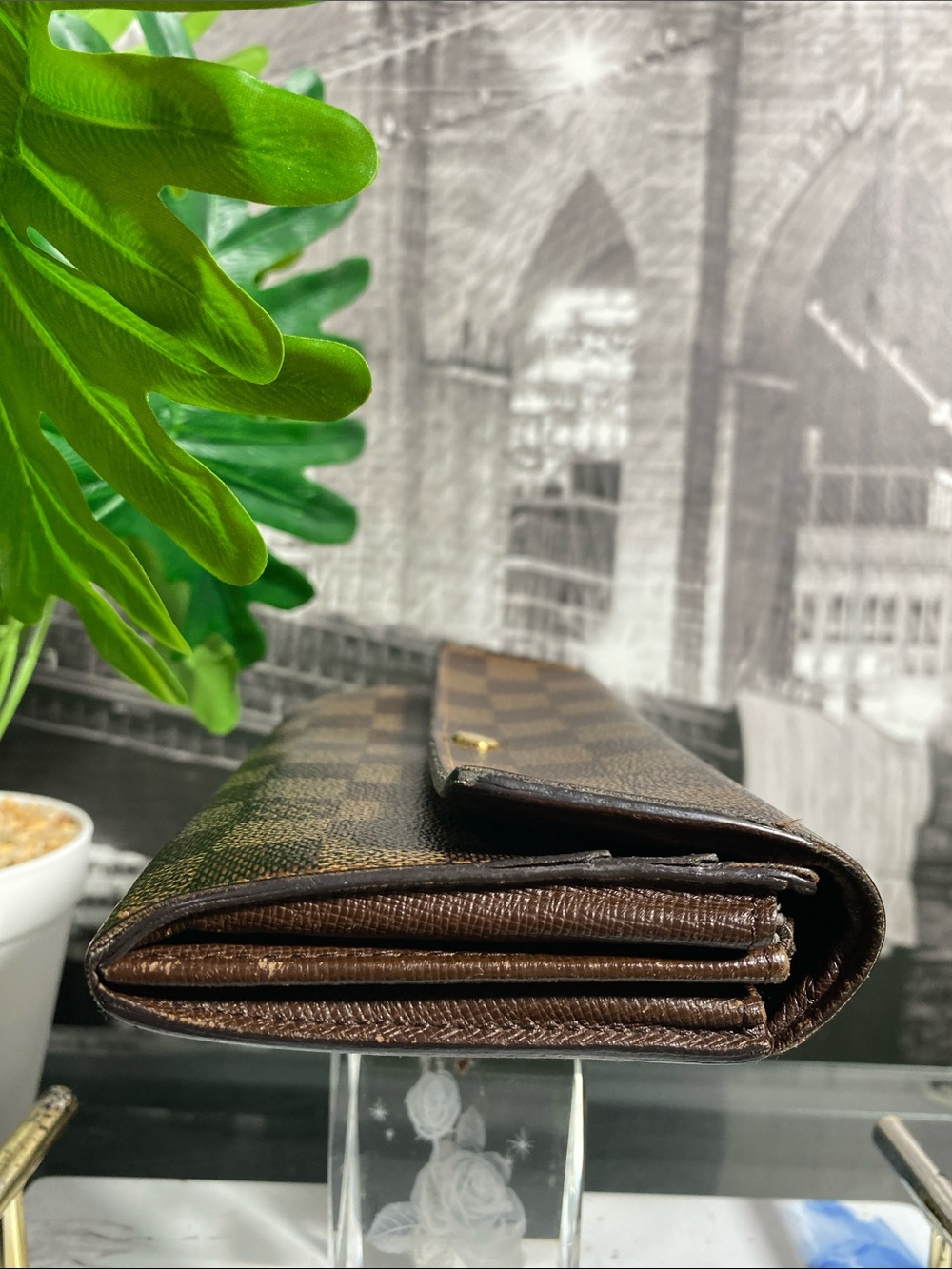 Authentic Louis Vuitton Damier Long Sarah Wallet - Picture 15 of 16
